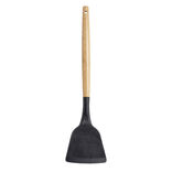 Spatule de cuisine en silicone avec manche en bois L.31cm