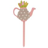 D&eacute;coration &agrave; planter pique motif printanier H71cm (3 mod&egrave;les)