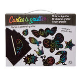 Cartes &agrave; gratter art cr&eacute;atif enfant