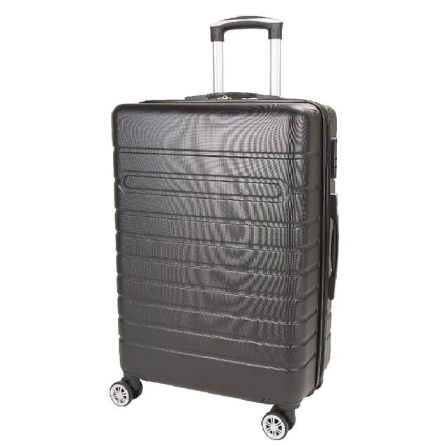 Valise rigide plastique noir H66cm