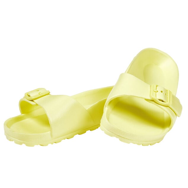 Mule plastique vert