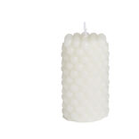 Bougie cylindrique design bulle Ø5xH9cm