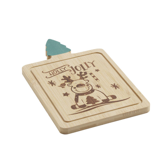 Planche apéro Noël en bambou 11x19cm (3 modèles)