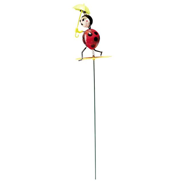 Insecte &agrave; planter m&eacute;tal et plastique H71,5cm (plusieurs mod&egrave;les)