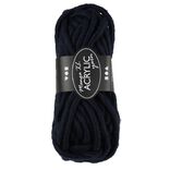 Pelote de laine 200g 17M bleu fonc&eacute;