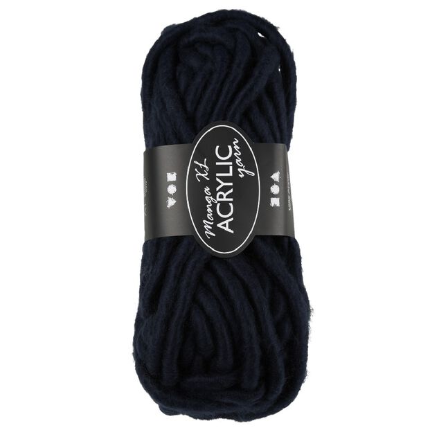 Pelote de laine 200g 17M bleu fonc&eacute;