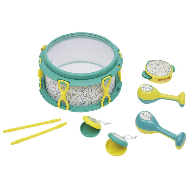 Set mes premiers instruments de musique tambourin castagnettes maracas
