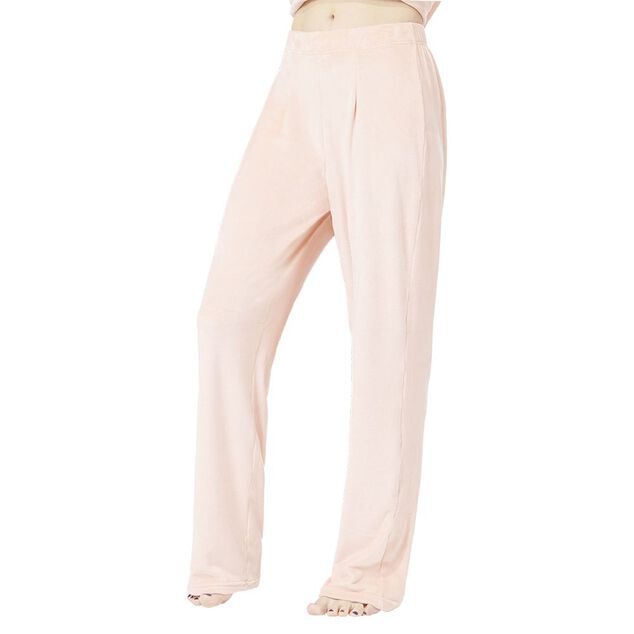 Pantalon velours uni rose Taille L