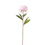 Fleur artificielle 1 tige pivoine rose H66cm