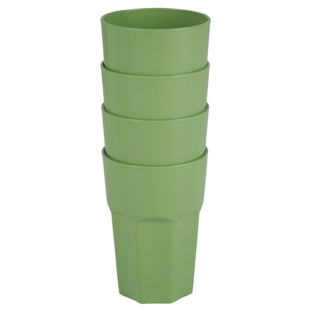 Gobelet en plastique couleur unie x 4