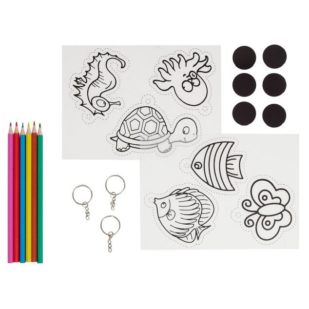 Activit&eacute; cr&eacute;ation mobile multicolore x6