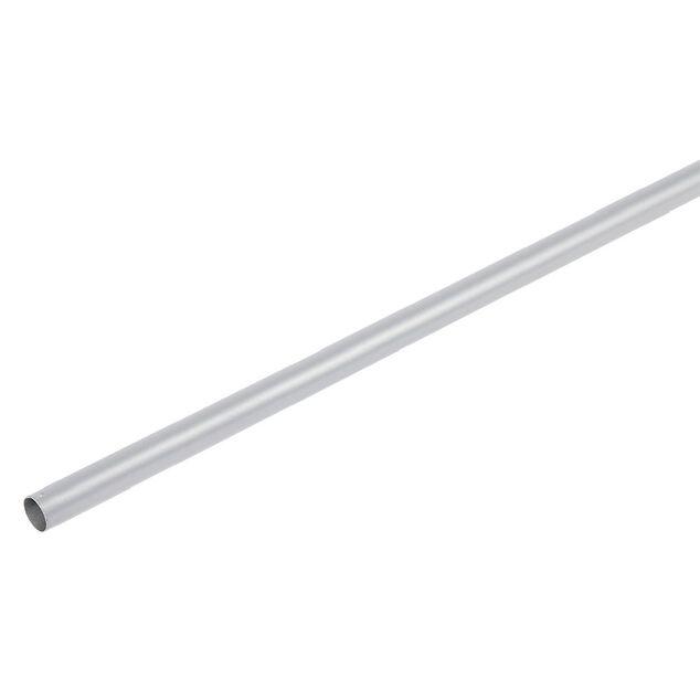 Tringle &agrave; rideau m&eacute;tal gris &Oslash;1,6xL200cm