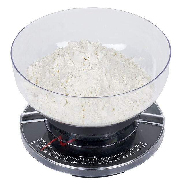 Balance de cuisine manuelle avec bol amovible