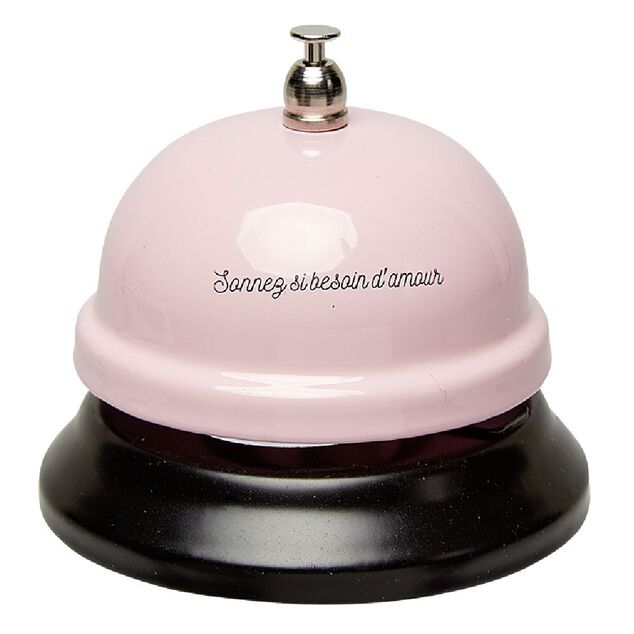 Sonnette de r&eacute;ception avec message humoristique