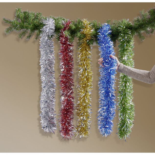 Guirlande rouge métallisé L180cm