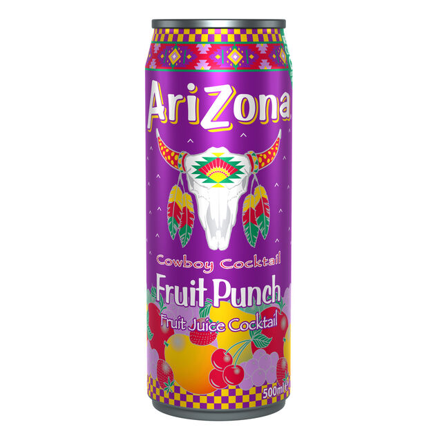 Canette boisson Arizona cocktail de jus de fruits 50cl