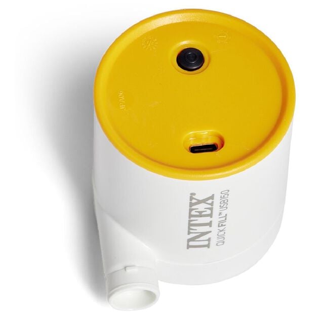 Mini gonfleur matelas USB Intex blanc