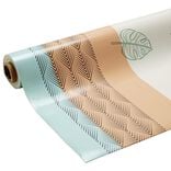 Toile cir&eacute;e motif v&eacute;g&eacute;tal L. 140 cm