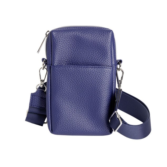 Sac bandouli&egrave;re &agrave; t&eacute;l&eacute;phone simili uni 10xH16,5cm (6 mod&egrave;les)