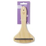 Brosse animal fine bambou et inox