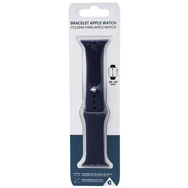 Bracelet pour Apple Watch en silicone 38/40 mm