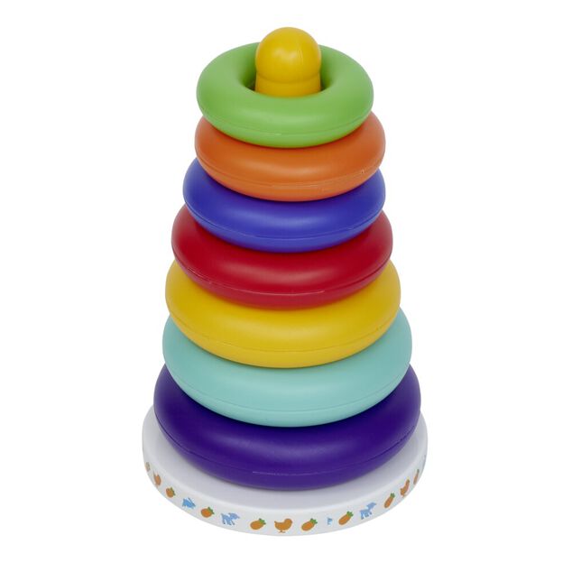 Jeu &eacute;veil musical anneaux &agrave; empiler