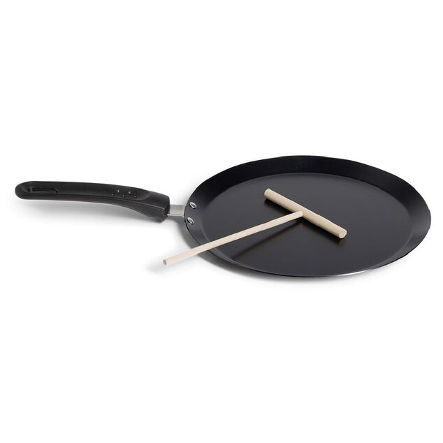 Cr&ecirc;pi&egrave;re &Oslash;24cm avec spatule en bois