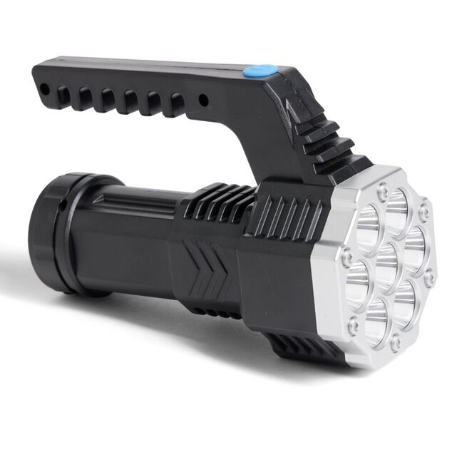 Lampe torche multifonction 3 modes d'éclairages 7LED portée 200m