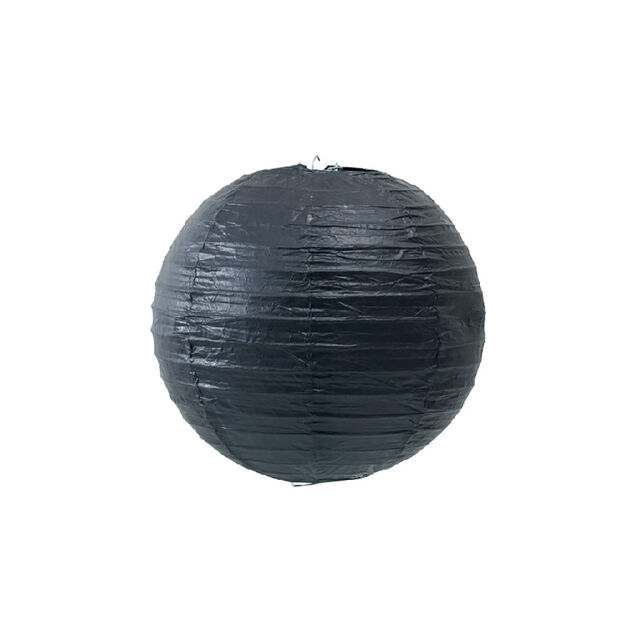 Lanterne chinoise en papier noir