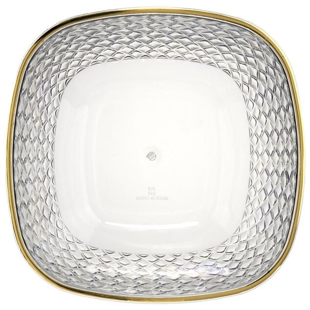 Saladier rond Sabah plastique transparent 3L