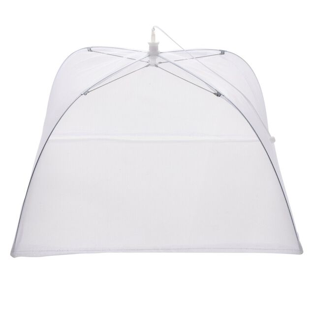 Cloche moustiquaire pliable blanche 43x43xH20cm