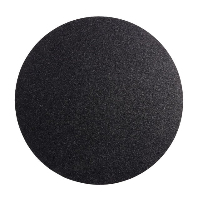 Set de table rond noir à paillettes Ø33cm