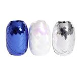 Ruban bolduc argenté blanc bleu 10m x3