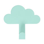 Crochet adhésif métal forme nuage 8,5x2xH11,4cm - 3 modèles