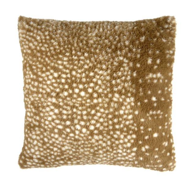 Coussin motif animal faon 45x45cm