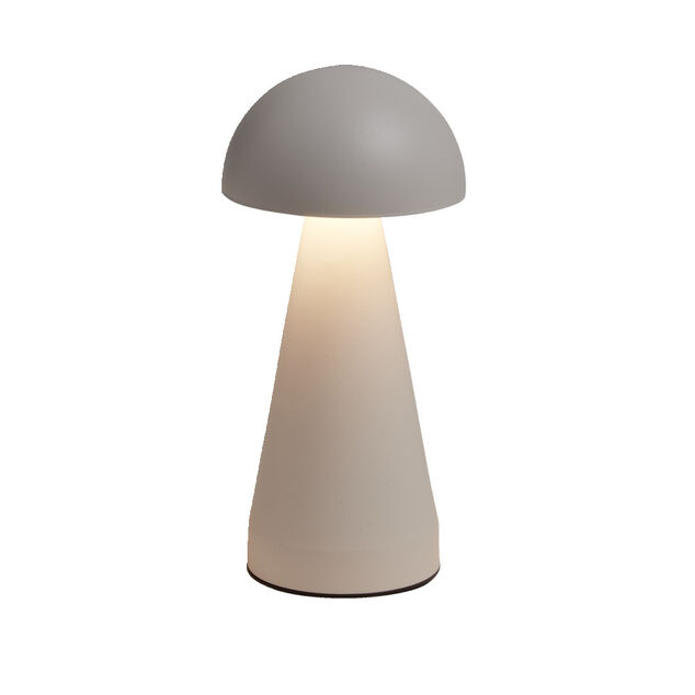 Lampe de table Roundi USB tactile blanche &Oslash;9,5xH22,5cm