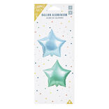 Ballon étoile en aluminium x 2