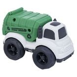 Camion poubelle plastique vert 10x6,5xH7 cm