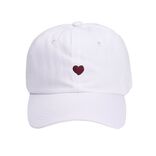 Casquette pour adulte en coton uni beige 25x15,8xH13cm