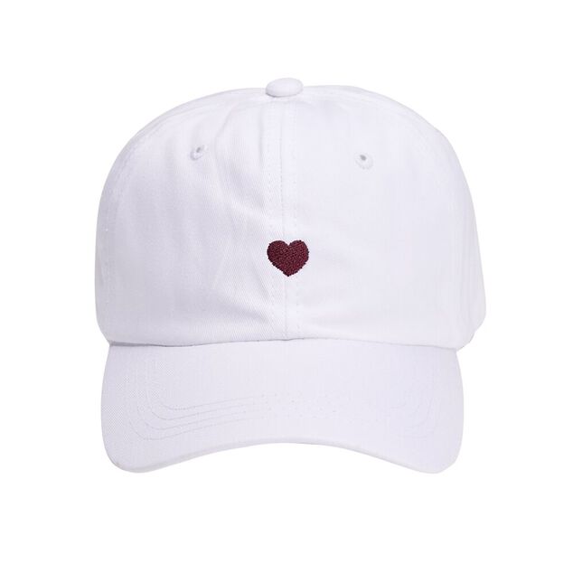 Casquette pour adulte en coton uni beige 25x15,8xH13cm