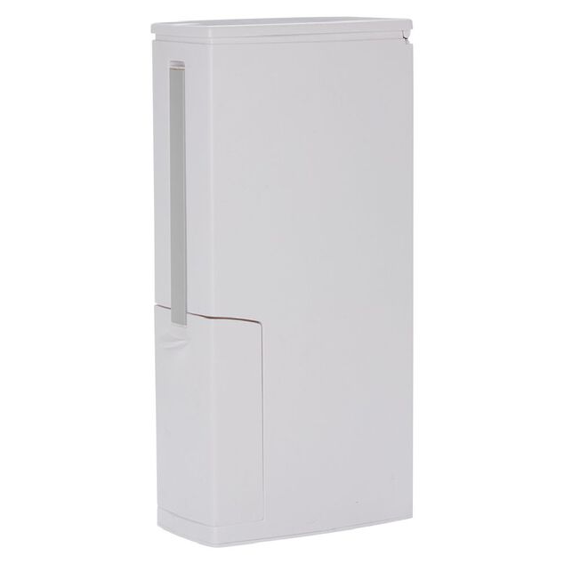 Poubelle brosse WC blanche