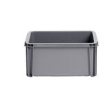 Bac renforc&eacute; rangement plastique gris 5L