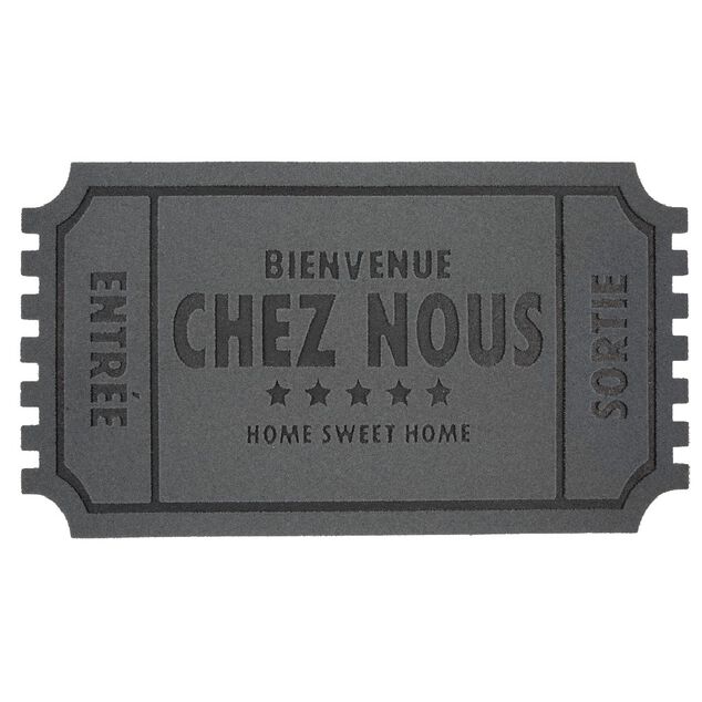Paillasson antid&eacute;rapant design Bienvenue Chez Nous