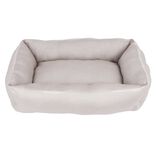 Couchage animal tissu coton beige 60x40xH15cm