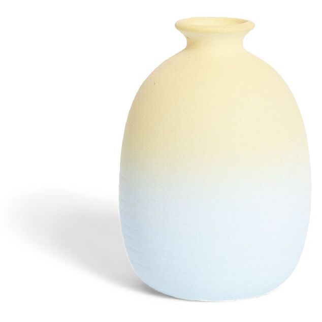 Vase c&eacute;ramique d&eacute;grad&eacute; bicolore - 5 mod&egrave;les