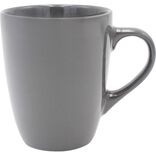 Mug en fa&iuml;ence uni gris brillant 31 cl