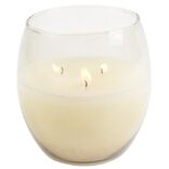 Bougie dans verre senteur vanille 3 m&egrave;ches 36H