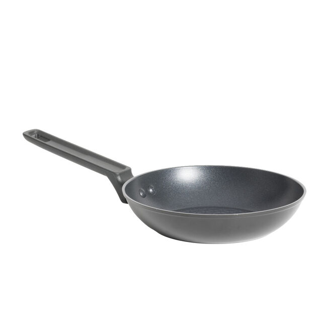 Po&ecirc;le tous feux dont induction aluminium noir &Oslash;20cm