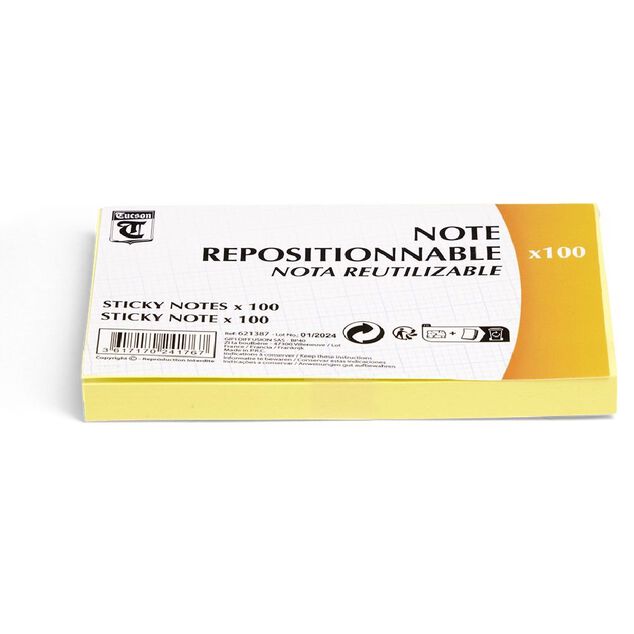 Note repositionnable x100