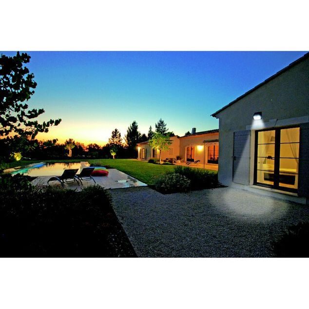 Lampe solaire ext&eacute;rieur 20 LED &agrave; d&eacute;tecteur de mouvement